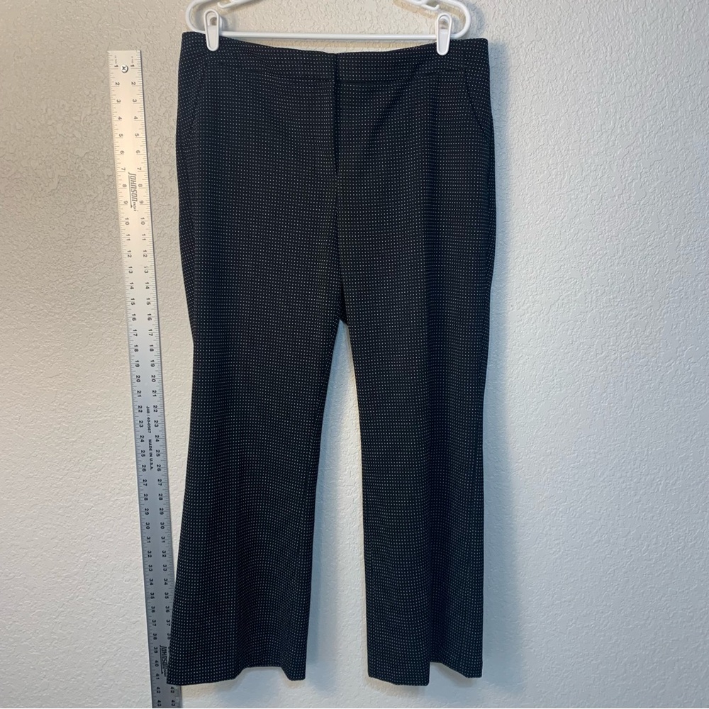 Chico's Black with White poka dots Leg Pants